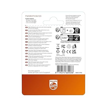 Amazon.co.jp: Philips 8 GBクラス10マイクロSDXCカードwith